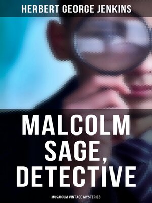 cover image of Malcolm Sage, Detective (Musaicum Vintage Mysteries)